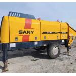 HBT80C Used Concrete Trailer Pump Stationary Concrete Pump 2020 Model 85m3/H for sale