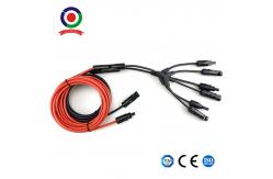 China 12AWG PV Wire Connector UV Resistance Solar Panel Extension Cable With TUV supplier
