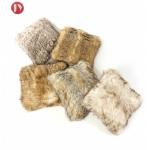 Soft Plush Faux Fur Pillowscase Decorative Long Canadian fox Acrylic cushion cover for sale