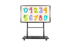China Interactive 75 4K 118W 350nits LCD Touch Screen Display supplier