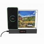 10W Electronic Wireless Charger Picture Frame Multiscene 1280X720 Resolution for sale