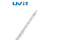 China Quartz Halogen Heating Lamp Infrared Paint Drying Lamps With Transparent Quartz Tube supplier