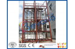 China Continuous Feeding Multiple Effect Falling Film Evaporator With CIP Cleaning System supplier