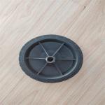Trolley Cart 6 Inch Solid Rubber Wheels Portable Camping Lawn Mower Plastic Wheel for sale