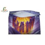 Various Styles Smooth Custom Printed Clothing Purple Throw Pillow Covers 3D Printing for sale