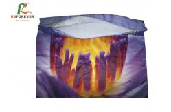 China Various Styles Smooth Custom Printed Clothing Purple Throw Pillow Covers 3D Printing supplier