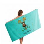 Custom Digital Printed Beach Towel Blankets Microfibre 80X160 for sale