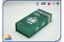 China Green Customized Paper Gift Boxes With Lid Gift Packing Box Pantone Print supplier