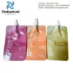 Reusable Easy Carry Stand Up Food Pouch Corner Spout Doypack OR Stand Up Juice Liquid Spout Pouch Bag for sale