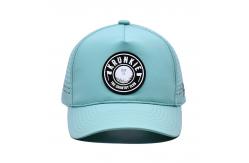 China Flat Brim Embroidered Baseball Caps With 100% Polyester Sweatband Custom Size supplier
