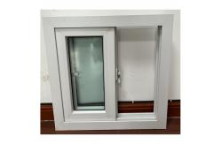 China Customized Transparent UPVC Sliding Windows Horizontal Sliding UPVC Windows supplier