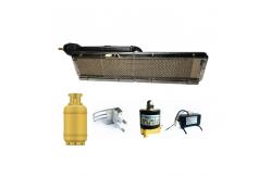 China Infrared NG LPG Propane Catalytic Gas Burner For Disposable Glove Oven supplier