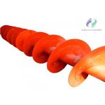 Single Tube Screw Conveyor / Spiral Screw Conveyor For Dust Cement Sand for sale