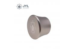China Cologne Bottle Perfume Caps Aluminum Alloy Personalized Design With Laser Cutting Logo supplier