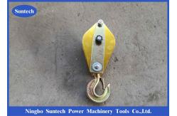 China Hoisting Aluminous Alloy Conductor Stringing Tools Nylon Sheave Tackle supplier