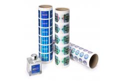China Custom Thickness Hologram Security Label Stickers 1D 2D Barcode  Heat Resistant supplier