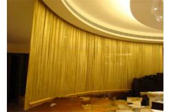 China 1.2mm 6*6 Mm Hole Metal Mesh Drapery Anodic Oxidation supplier