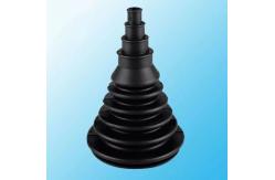 China Tapered Molded Custom 70 Shore A Silicone Rubber Bellows supplier