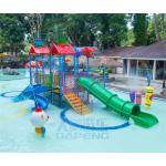 Colorful Playground Water Slide Children Fibreglass Pool Slide RoHS Approved for sale