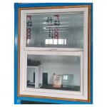White Single Hung Vinyl Windows Double Pane Vertical Sliding Glass Window for sale