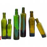 Kitchen Fancy Olive Oil Bottles , Cooking Oil Spray Bottle With Metal Lid for sale