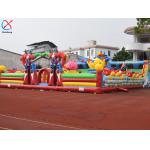 Factory Mickey Pan Themed Inflatable House And Slide Jumping Castle