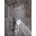 Bathroom Rain Mixer Shower Combo Set Temperature Control Rainfall Shower Unit