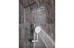 China Bathroom Rain Mixer Shower Combo Set Temperature Control Rainfall Shower Unit supplier