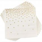 Thick Scented Paper Napkin Tissue Disposable With Rose Golden Dot for sale