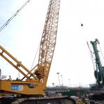 30 Meters Jib 150T Crawler Crane  90 Meters Lifting Height For Heavy Lifting for sale