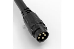 China Multiple 5 Pin Male Plug Connector IP67 M19 Series Self Locking System supplier