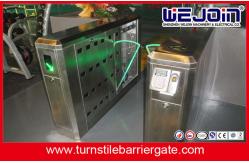 China DC 24V  Metro Flap Barrier Gate Controlled Access Control Turnstile Gate supplier