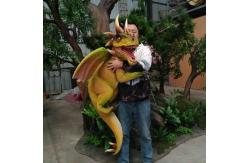 China Hand Control Baby Animatronic Dinosaur Fly Dragon Puppet supplier