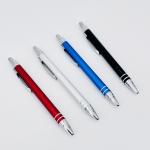 Office Business Metal Aluminum Press Ballpoint Pen High Quality Custom Logo Pen