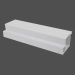                    Customized Size PVC Decorative White Panel Strip             