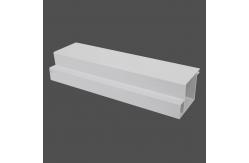 China                    Customized Size PVC Decorative White Panel Strip              supplier
