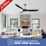 Home No Noise Energy Saving Ceiling Fans With Real Wood Blades