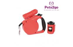 China Material Abs Plastic Dog Collar Leash retractable dog lead Retractable Pet Leash supplier