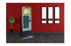 China Coin Operated Mobile Phone Charging Station , Cell Phone Chager Lockers 6 Digital Lockers supplier