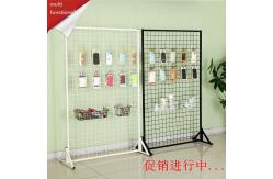 China Multi - Functional Divider & Partition Commercial Wire Shelving , Metal Rolling Display Rack supplier