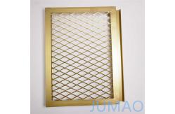 China Champagne Gold Architectural Expanded Metal Copper Mesh supplier