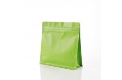 China Custom Printed Plastic 8 Side Gusset Aluminum Foil Bag With k And Valve supplier