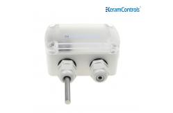 China PC and ABS PT100 class A wall mounted temperature sensor transmitter supplier