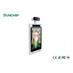 Time Attendance 800*1280 Face Recognition Infrared Thermometer