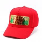 Top Quality Summer Women 100% Cotton 6 Panel Baseball Hats Custom Sequin Baseball Cap for sale