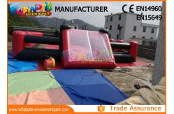 China Fireproof Inflatable Soap Football Field With Digital Paiting EN71 supplier