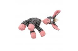 China Dog Plush Vocal Interactive Toy Cotton Rope Molar Bite Resistant supplier