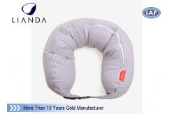 China Anti - Static Airplane Memory Foam Pillows With Microbeads Filling , REACH ROHS Standard supplier