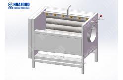 China Vegetable Washing And Peeling Machine Potato/Turmeric/Cassava Peeler Machine supplier