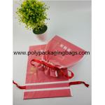 Recyclable drawstring plastic  Cotton Ropes  bags/Women and children all like the New Year red gift bag for sale